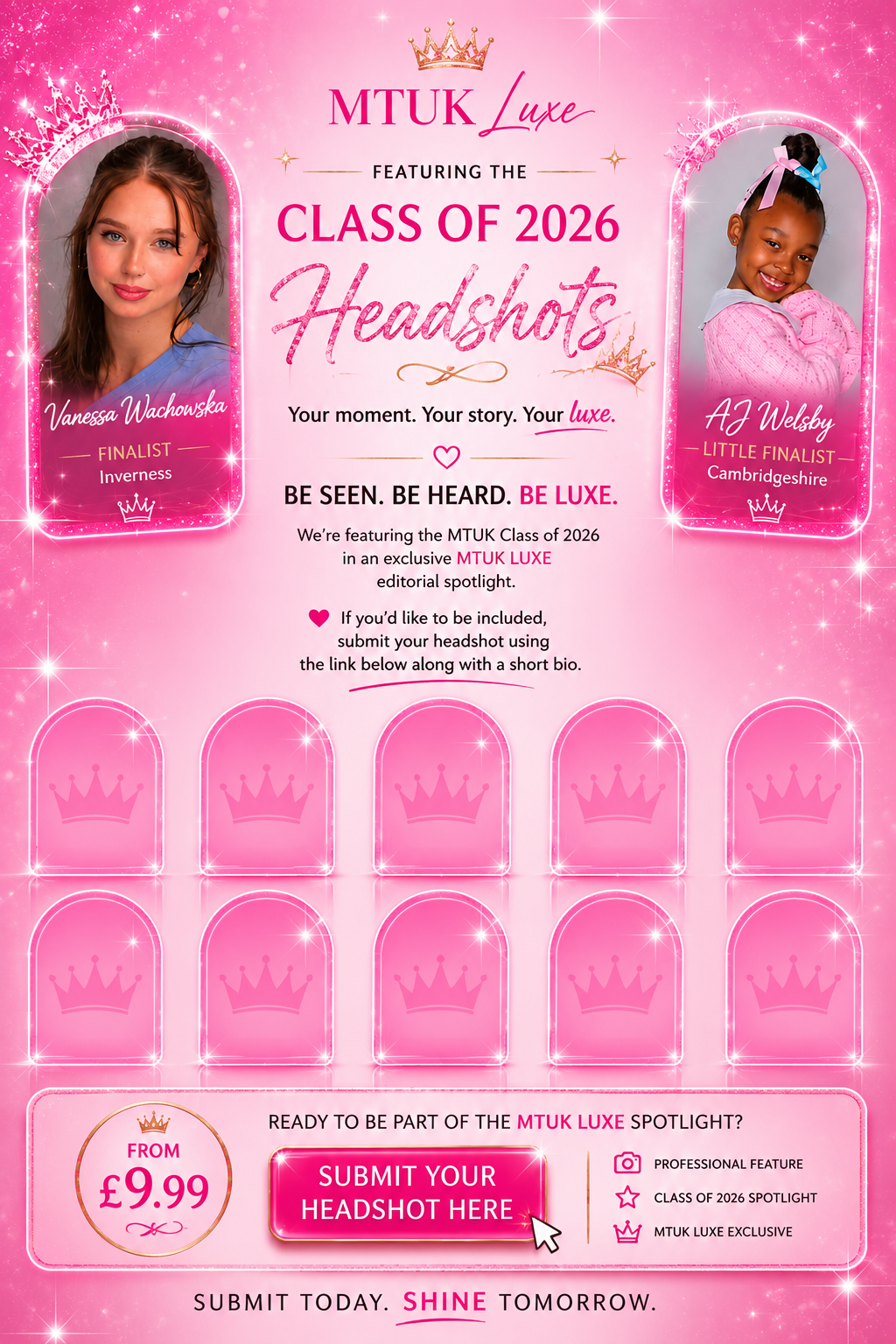 MTUK Luxe – Class of 2026 Headshots