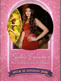 β¨ Miss Teen Universe SE London- Sophia Espinosa β¨