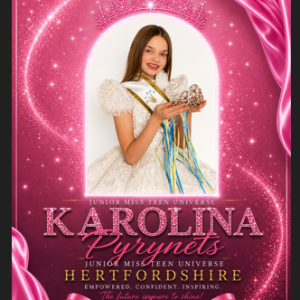 π Meet Karolina Pyrynets β Junior Miss Teen Universe Hertfordshire